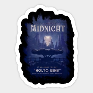 Visit Midnight! Sticker